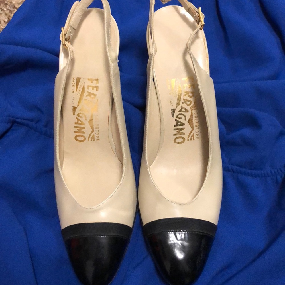 Ferragamo Cap Shoes